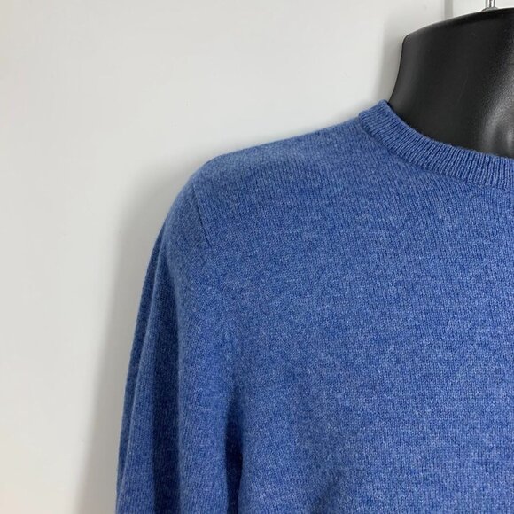 L.L. Bean Men's 100% Lambswool Crew Neck Long Sleeve Pullover Sweater Size MT‎ - Picture 3 of 11